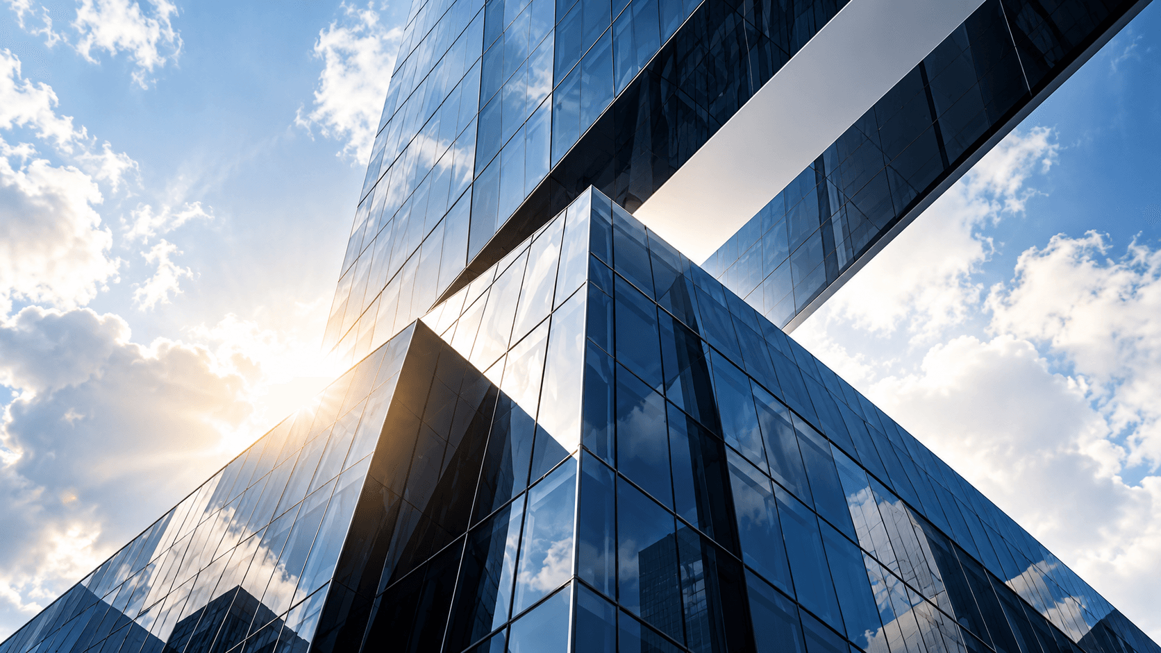 Modern architectural skyline